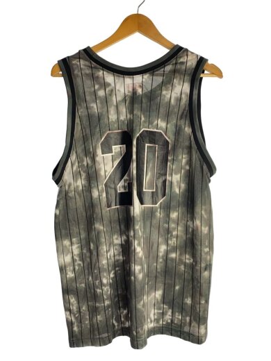 商品画像：タンクトップ/M/ポリエステル/KHK/総柄/20AW/Dyed Basketball Jersey/タイダイ 2