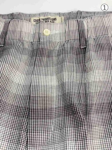 商品画像：ボトム/M/コットン/GRY/チェック 6