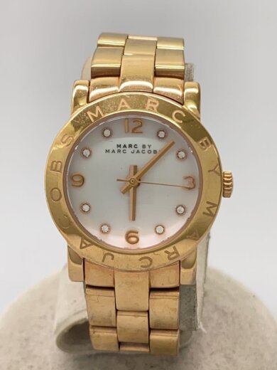 商品画像：クォーツ腕時計/アナログ/ステンレス/WHT/GLD/MBM3078// 1