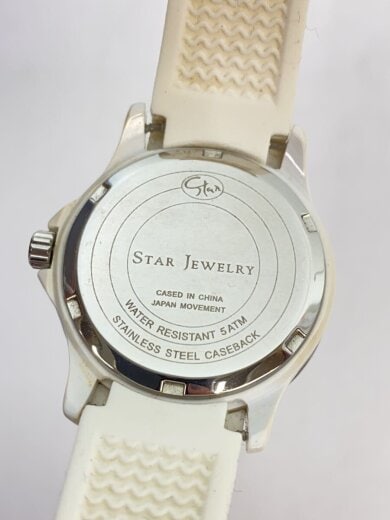 商品画像：クォーツ腕時計/アナログ/ラバー/WHT 3