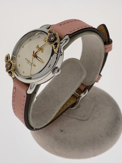 商品画像：クォーツ腕時計/アナログ/レザー/PNK 2