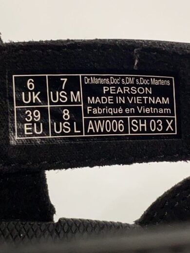 商品画像：サンダル/US7/BLK/AW006/KV11Y/PERSON/右足バックル破損有// 6