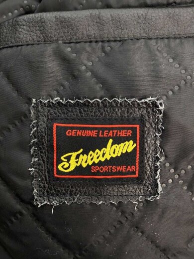 商品画像：シングルライダースジャケット/36/牛革/BLK 3