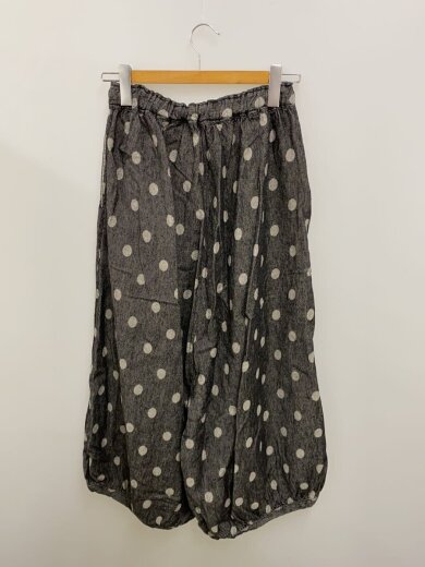 商品画像：イチ/ワイドパンツ/リネン/ブラック/ドット/Y201138 2