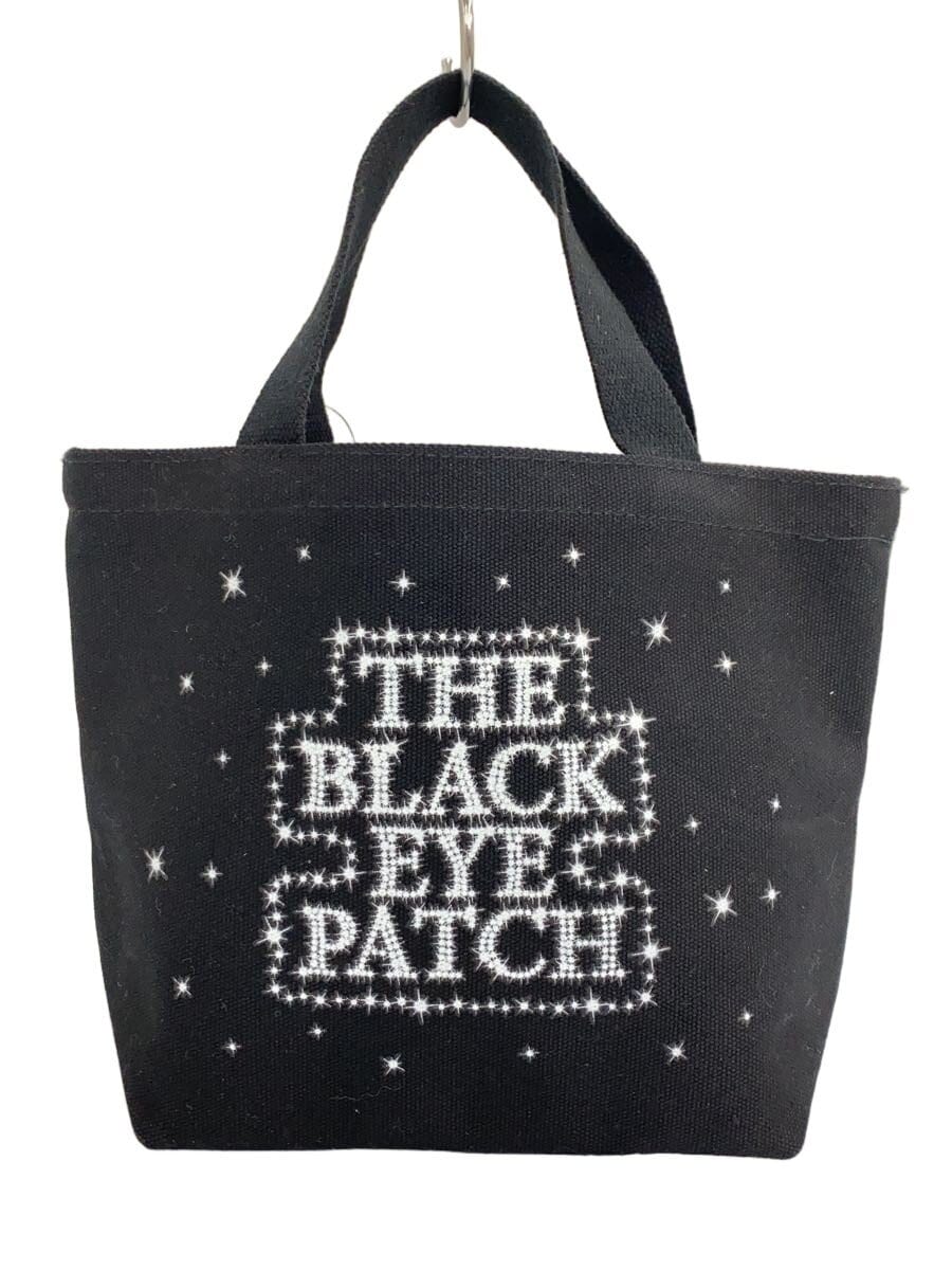 THE BLACK EYE PATCH / トートバッグ/キャンバス/BLK/SHINING OG LABEL TOTE BAG