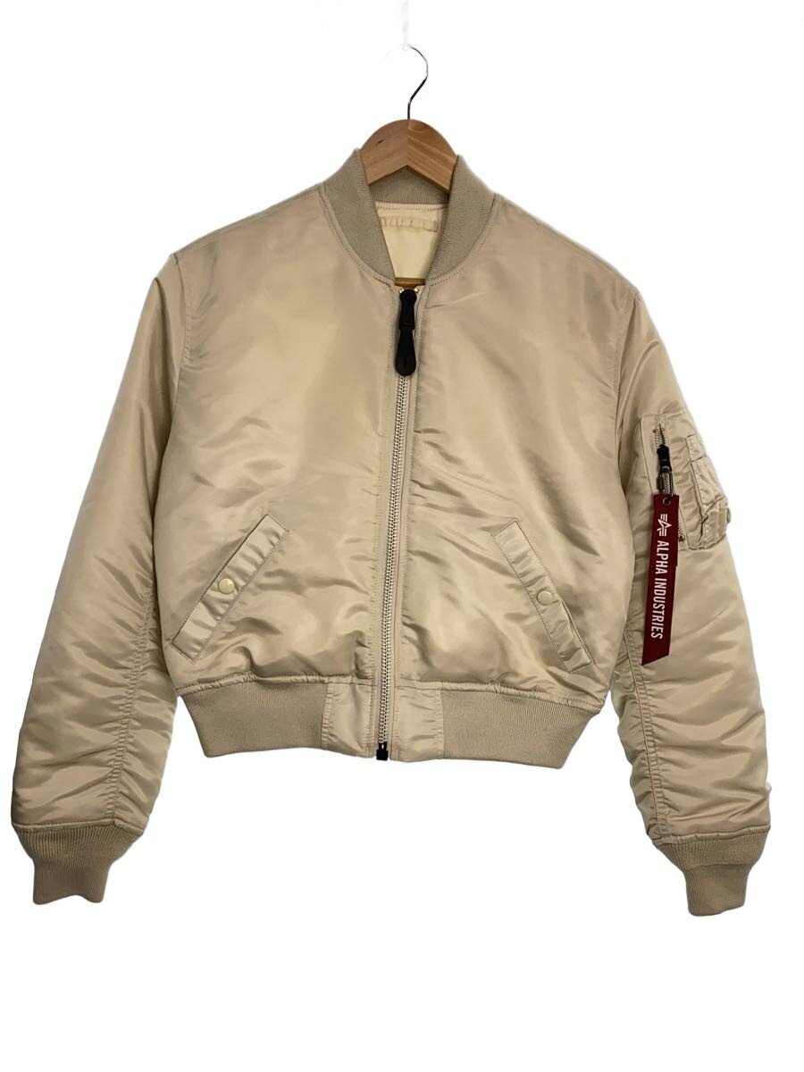 ALPHA INDUSTRIES / ブルゾン/S/ナイロン/IVO/TA7182-065