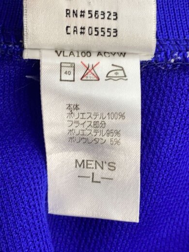 商品画像：ジャージ/L/ポリエステル/BLU/無地/VLA100 ACYW 4