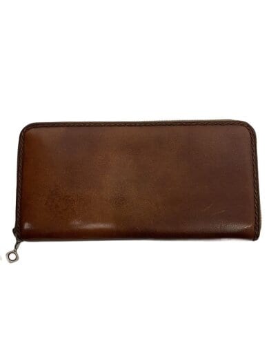 商品画像：GRUNGE LONG WALLET/レザー/BRW/071-04972/擦れ有 1