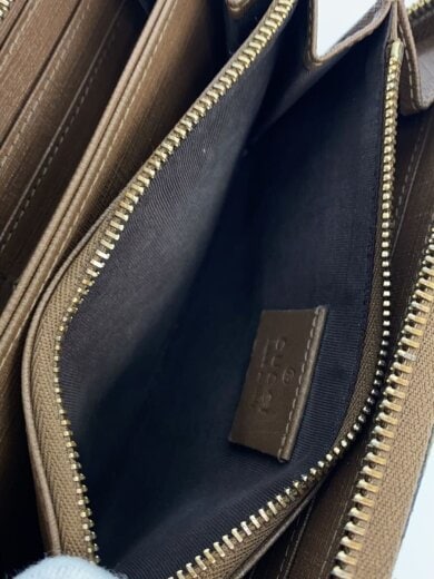 商品画像：長財布/BEG/309757/プリント擦れ/角擦れ/汚れ/コバ/メッキ剥がれ有 5