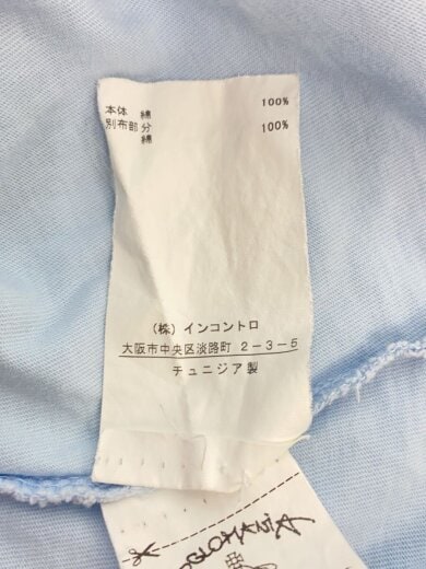 商品画像：Tシャツ/M/コットン/BLU/プリント/14-01-372024// 5