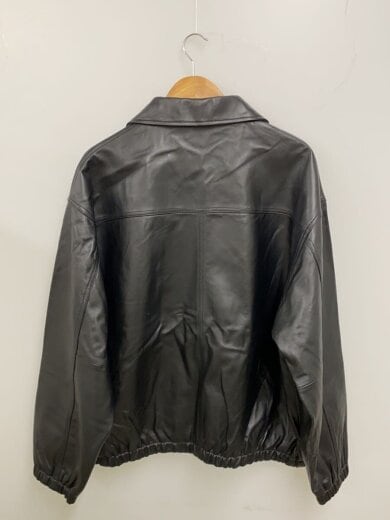 商品画像：レザージャケット・ブルゾン/L/羊革/BLK/無地/PC9-005Z9-0000 2