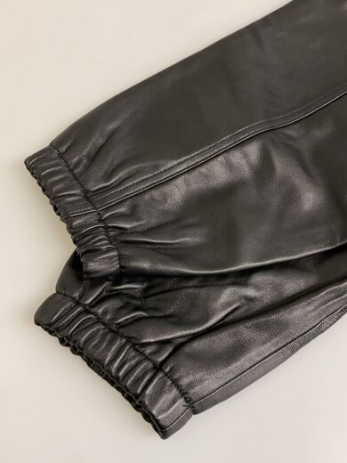 商品画像：レザージャケット・ブルゾン/L/羊革/BLK/無地/PC9-005Z9-0000 6