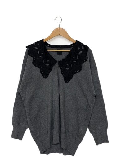 商品画像：ニット・セーター/FREE/コットン/GRY/21-080-200-4232-3-0 1