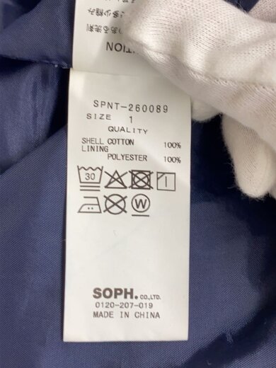 商品画像：ジャケット/1/コットン/BLU/SPNT-260089// 4