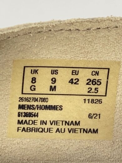 商品画像：チャッカブーツ/26.5cm/BEG/スウェード/11826 5