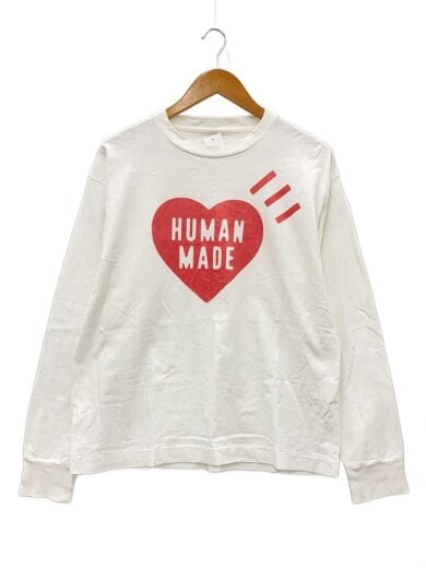 商品画像：長袖Tシャツ/M/コットン/WHT 1