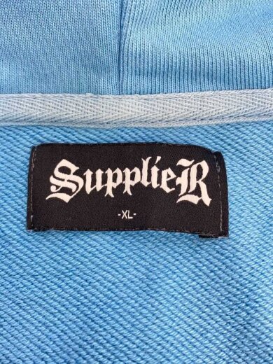 商品画像：ジップパーカー/XL/コットン/BLU/無地// 3