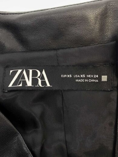 商品画像：ノーカラーキルティングジャケット/XS/エコレザー/BLK/8741/220/800 3