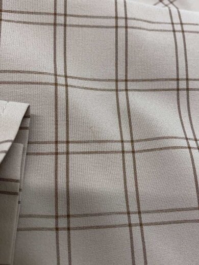 商品画像：Lenni Longsleeve Shirt_長袖シャツ/L/ポリエステル/KHK/チェック/1015-01460 7