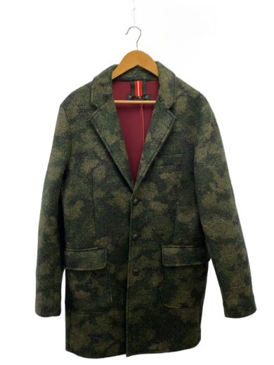 商品画像：チェスターコート/--/ポリエステル/GRN/カモフラ// 1