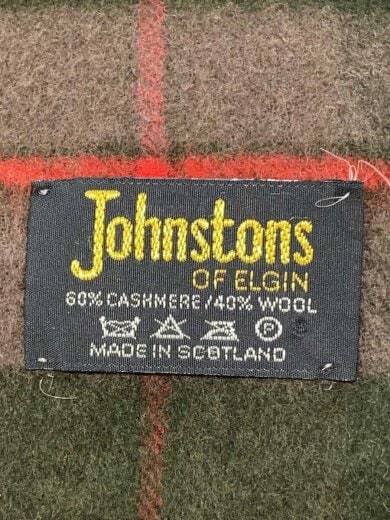 商品画像：マフラー/カシミア60パー/マルチカラー/チェック/メンズ 2