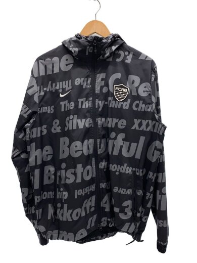 商品画像：ウォームアップジャケット/XL/ポリエステル/BLK/総柄/716129-010// 1