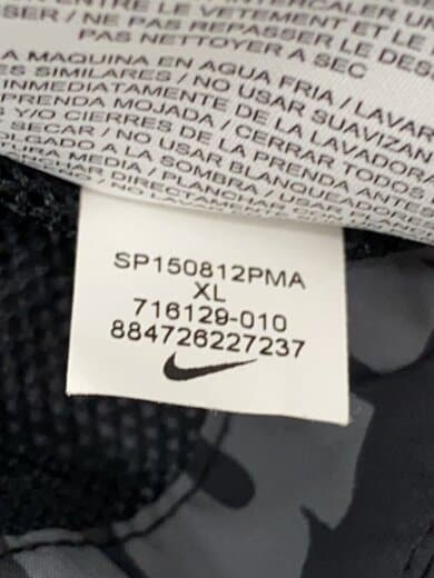 商品画像：ウォームアップジャケット/XL/ポリエステル/BLK/総柄/716129-010// 4