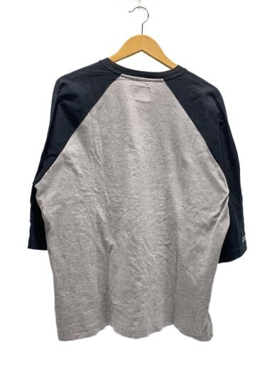 商品画像：7分袖カットソー/3/コットン/BLK/無地/221atdt-csm30 2