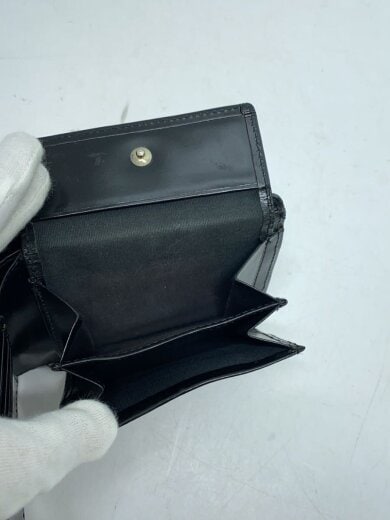 商品画像：2つ折り財布/レザー/BLK/無地/メンズ// 5