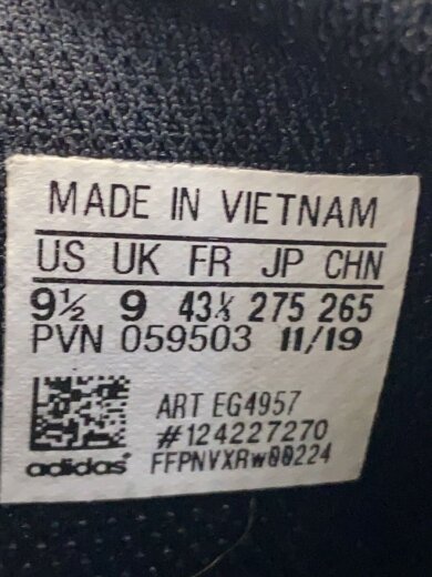 商品画像：オリジナルス/SUPERSTAR/スーパースター/ブラック/EG4957/27cm/BLK/ソール減り有り 5