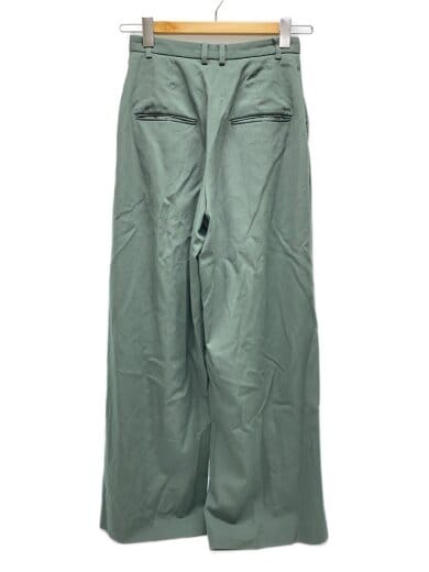 商品画像：ワイドパンツ/1/ウール/GRN/無地/6951612 2