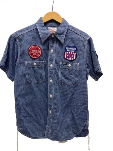 商品画像：半袖シャツ/38/コットン/IDG/720WSS-20 1