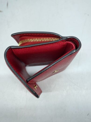 商品画像：3つ折り財布/レザー/RED/レディース// 8