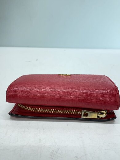 商品画像：3つ折り財布/レザー/RED/レディース// 9