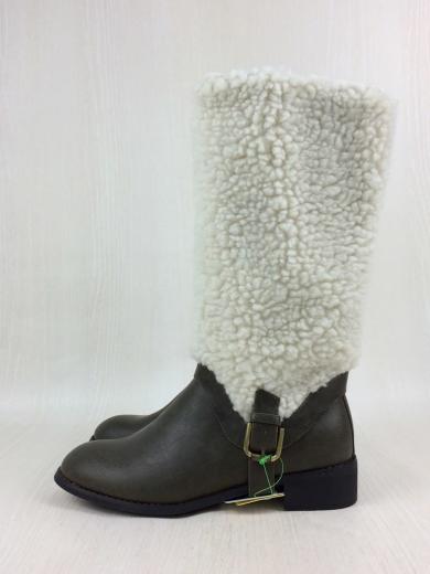 画像：COCUEロングブーツ/--/GRN/ポリエステル2