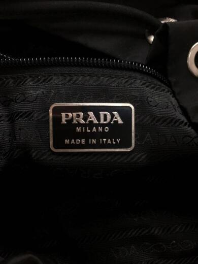 画像：PRADAvela/リュック/ナイロン/BLK/テスート/バックパック/レザー部分ヒビ割れ、擦れ3