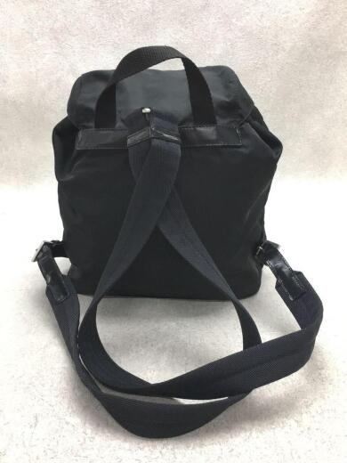 画像：PRADAvela/リュック/ナイロン/BLK/テスート/バックパック/レザー部分ヒビ割れ、擦れ4