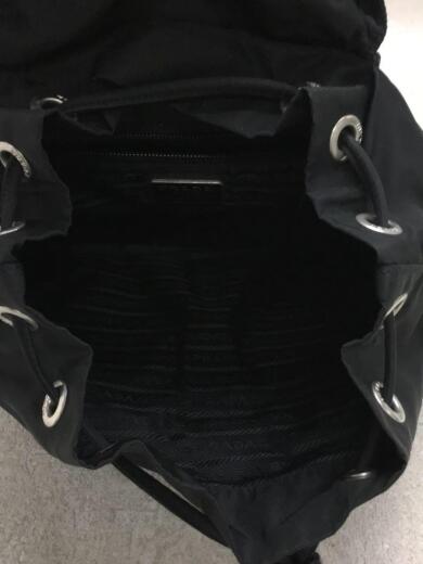 画像：PRADAvela/リュック/ナイロン/BLK/テスート/バックパック/レザー部分ヒビ割れ、擦れ6