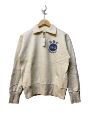 60s復刻/ハーフジップスウェット/カムロックTALON/38/コットン/WHT