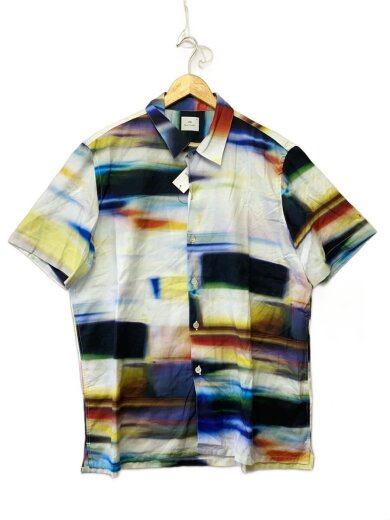 商品画像：Motion Blur オープンカラーシャツ/XL/セルロース/マルチカラー/総柄/152312 695U 1