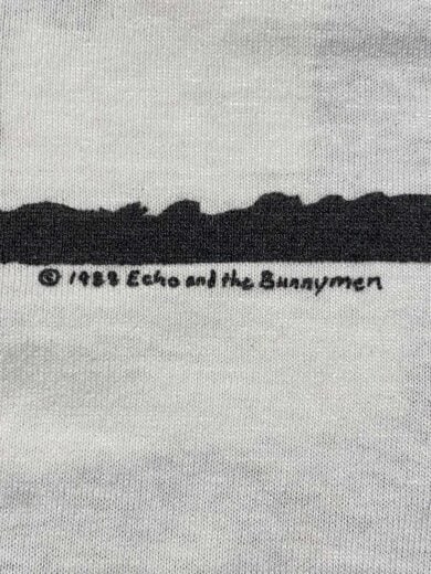 商品画像：80s/C1988/THE GAME Tour/Echo end The Bunnymen/ポストパンク/Tシャツ 5