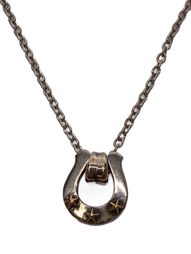 Star Horseshoe Necklace/ネックレス/SV925×K18/SLV/トップ有/メンズ
