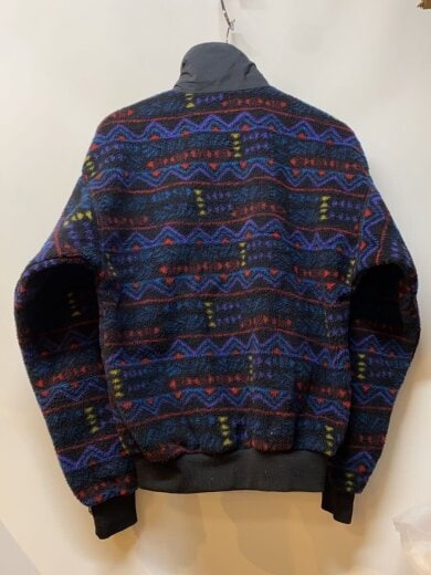 商品画像：フリースジャケット/S/ポリエステル/NVY/総柄 2