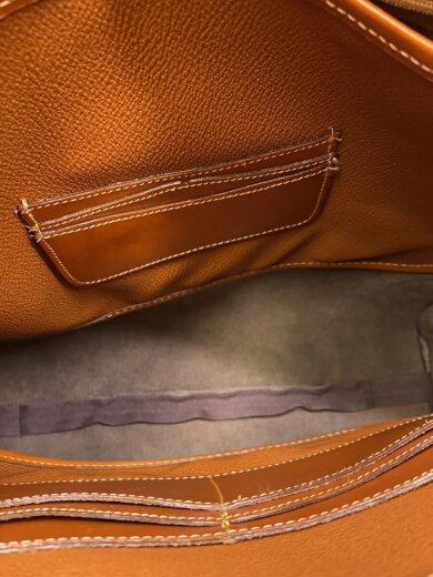 商品画像：トートバッグ/レザー/BRW 6