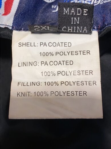 商品画像：×NBA/CHICAGO BULLS/ブルズ/リバーシブルパフベスト/中綿/2XL/ポリ 4