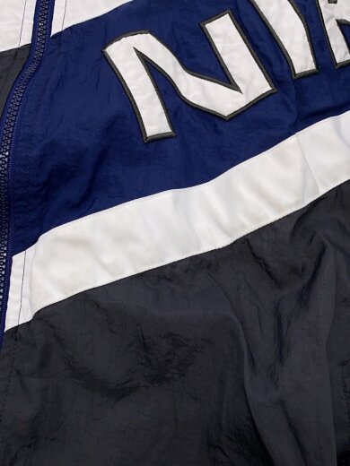 商品画像：90s-00s/白タグ/カラーブロックナイロンジャケット/XL/ナイロン/NVY 6