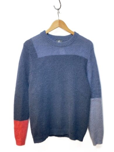 商品画像：MOHAIR SWEATER/カラーブロックモヘアニットセーター/L/モヘア/262415 883P// 1