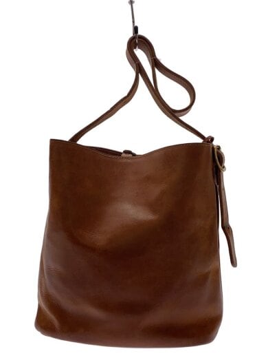 商品画像：TANDEY◆MADE IN JAPAN/ショルダーバッグ/レザー/BRW/無地 1