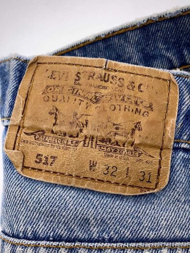 商品画像：90s/517/MADE IN USA/ボタン裏554/ブーツカットパンツ/32/デニム/IDG/517 4