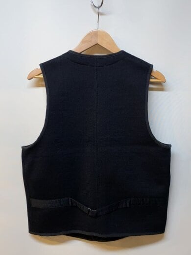 商品画像：LOW NECK VEST/BEACH CLOTH VEST/ビーチベスト/38/ウール/BLK/524 2